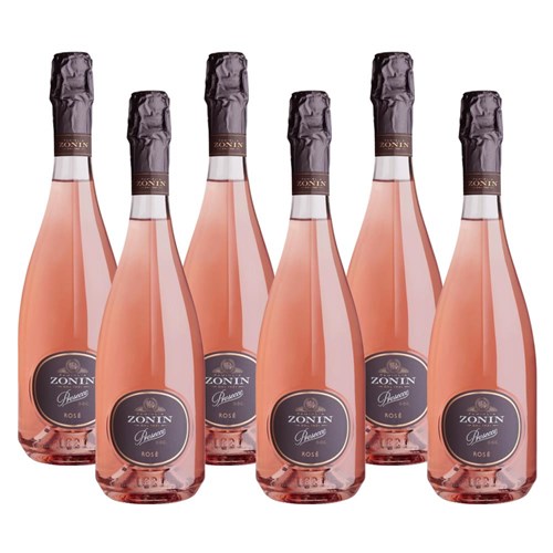 Crate of 6 Zonin Rose Prosecco D.O.C 75cl Prosecco